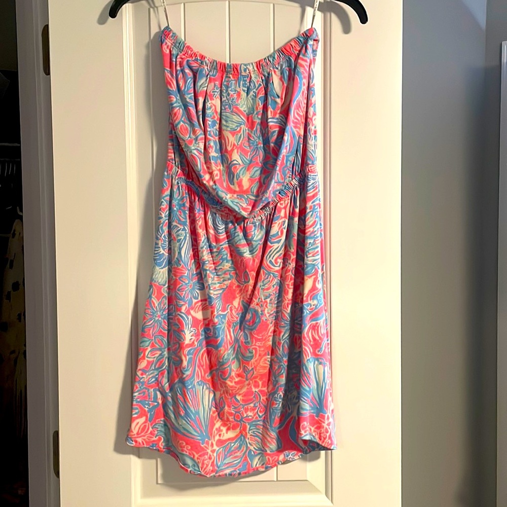 Lilly Pulitzer small strapless dress